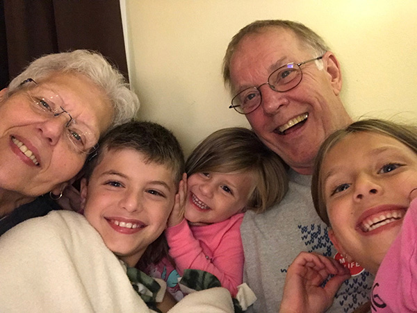 Grandma, Bopa and the Kids
